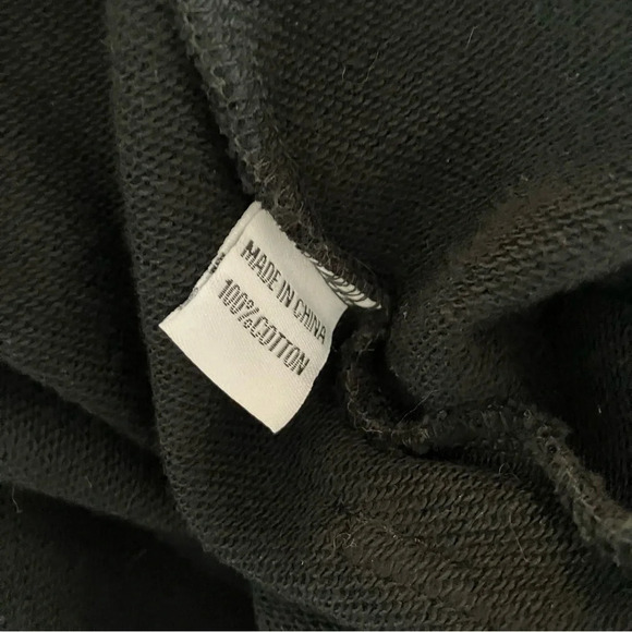 Lovello Elizabeth Long Hoodie Sweatshirt Black Small - Picture 5 of 6